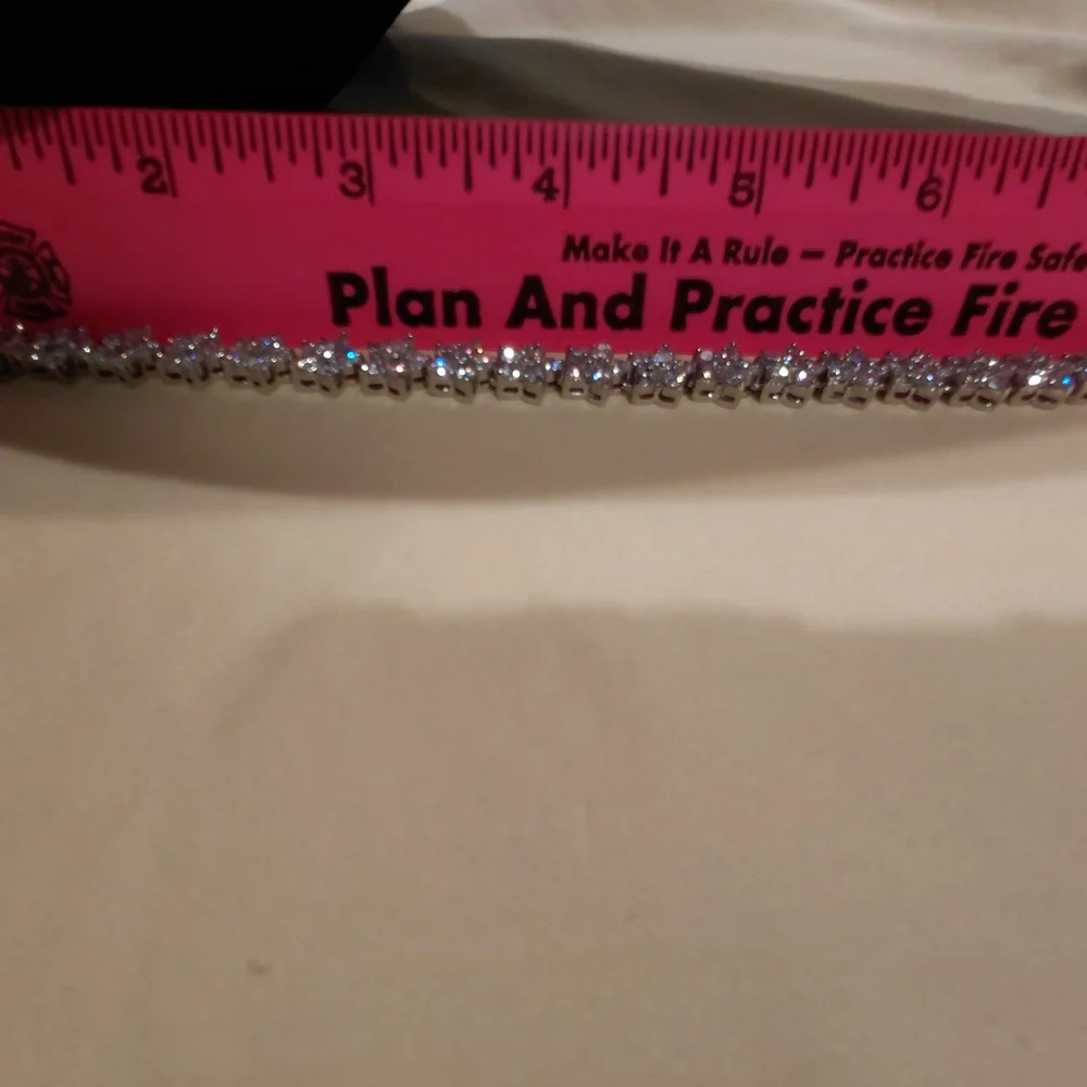 QVC - Elegant Silver Floral Bracelet - Picture 5 of 8